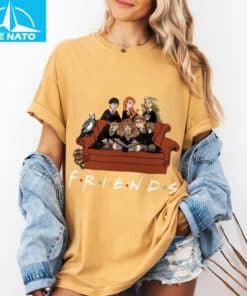 Hogwarts Friends Funny Wizarding World x TV Show Crossover Shirt2