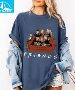 Hogwarts Friends Funny Wizarding World x TV Show Crossover Shirt5