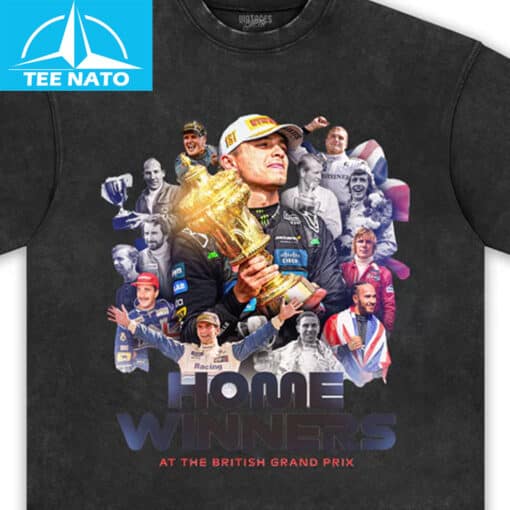 Home Winners At The British Grand Prix Racing Shirt - Image 4