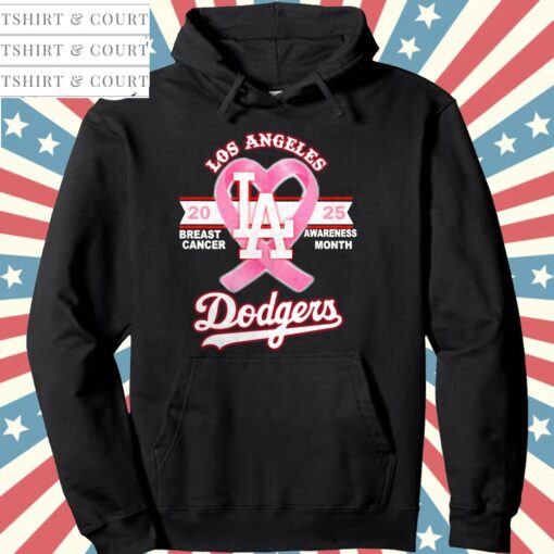 Los Angeles Dodgers 2025 Breast Cancer Awareness Month Shirt - Image 8