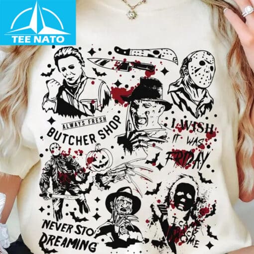 Horror Movies Character Shirt