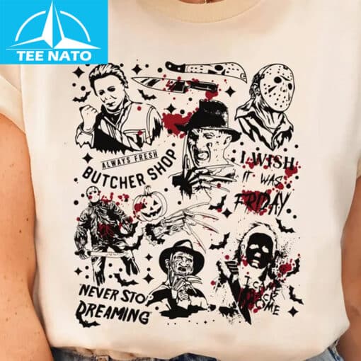 Horror Movies Character Shirt - Image 2