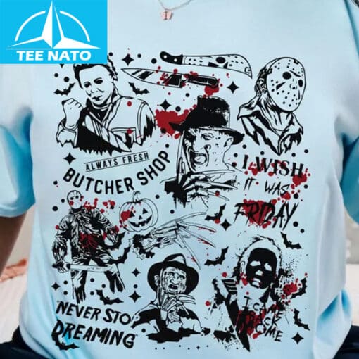 Horror Movies Character Shirt - Image 3