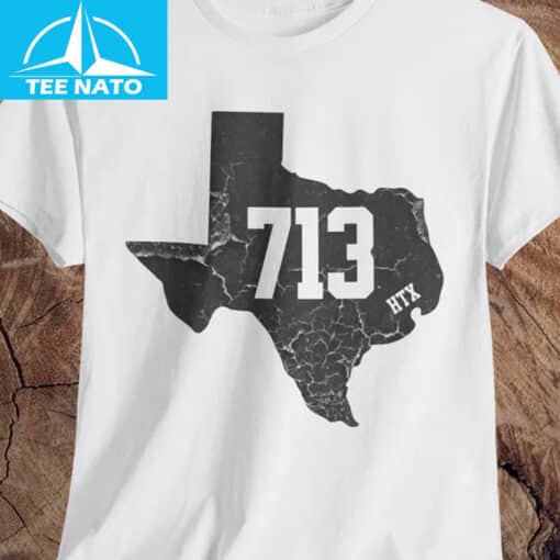 Houston 713 Baseball Shirt - Image 2