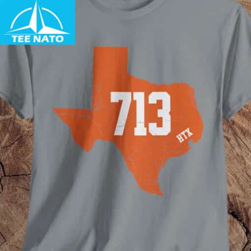 Houston 713 Baseball Shirt - Image 4