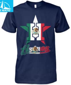 Houston Astros Mexico Flag Graphic Fan Shirt2