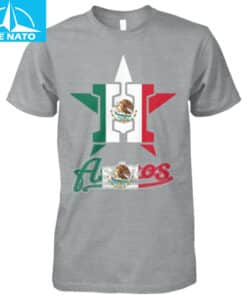Houston Astros Mexico Flag Graphic Fan Shirt4