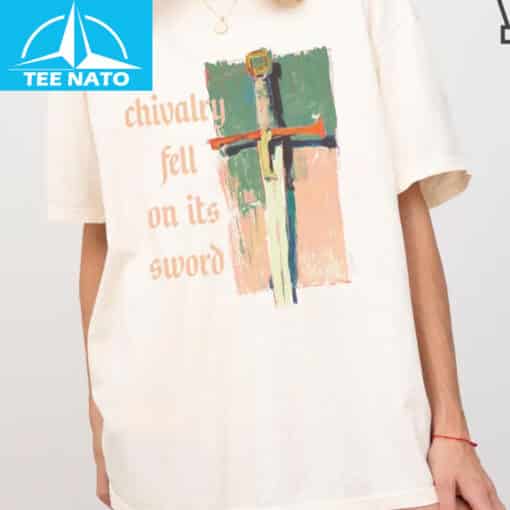 Hozier Lyrics Chivalry Fell on Its Sword Shirt - Image 4