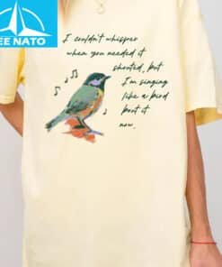 Hozier Shrike Singing Like A Bird About it Now Lyrics Shirt2