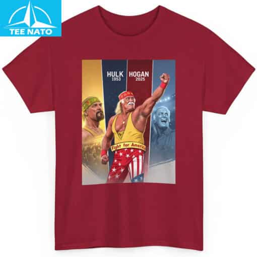 Hulk Hogan 1953 - 2025 Memorial Shirt - Image 3