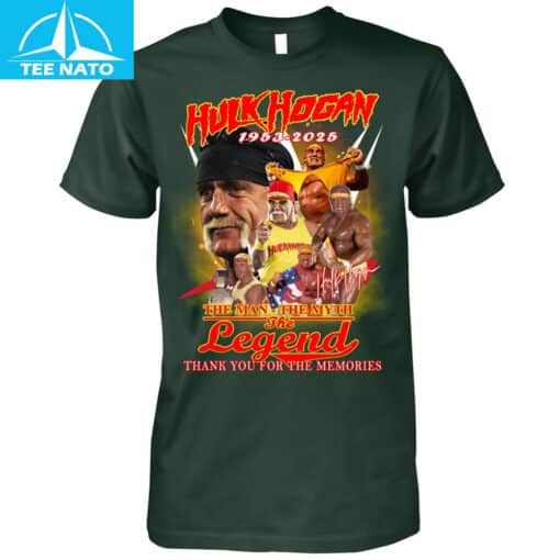 Hulk Hogan 1953-2025 The Man The Myth The Legend Shirt - Image 3