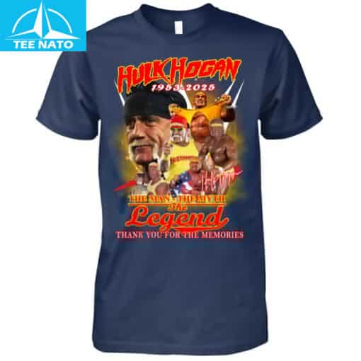 Hulk Hogan 1953-2025 The Man The Myth The Legend Shirt - Image 5