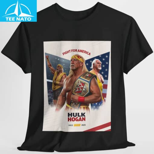 Hulk Hogan Fight For America 1953-2025 Tribute Shirt