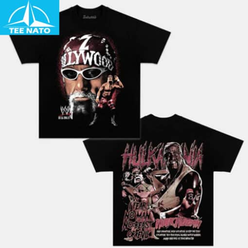 Hulk Hogan Hollywood Hulkamania No Fear Wrestling Shirt