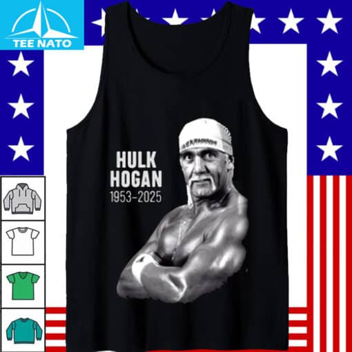 Hulk Hogan Hulkamania 1953-2025 Memorial Shirt - Image 5