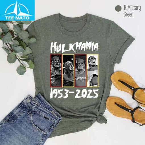 Hulk Hogan Hulkmania 1953-2025 Shirt - Image 4