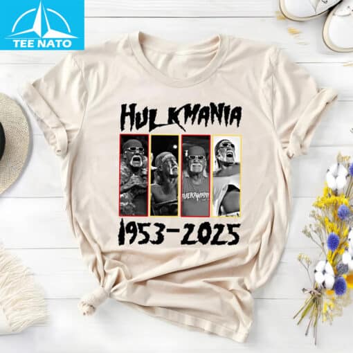 Hulk Hogan Hulkmania 1953-2025 Shirt - Image 5