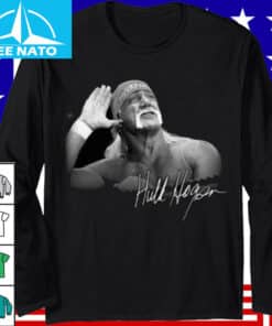 Hulk Hogan Iconic Pose Signature Wrestling Shirt2