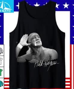 Hulk Hogan Iconic Pose Signature Wrestling Shirt4