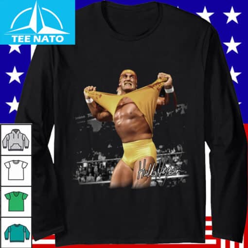 Hulk Hogan Iconic Shirt Tear Pose Wrestling Shirt - Image 4