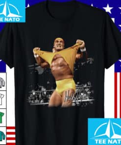 Hulk Hogan Iconic Shirt Tear Pose Wrestling Shirt2