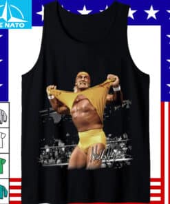 Hulk Hogan Iconic Shirt Tear Pose Wrestling Shirt3