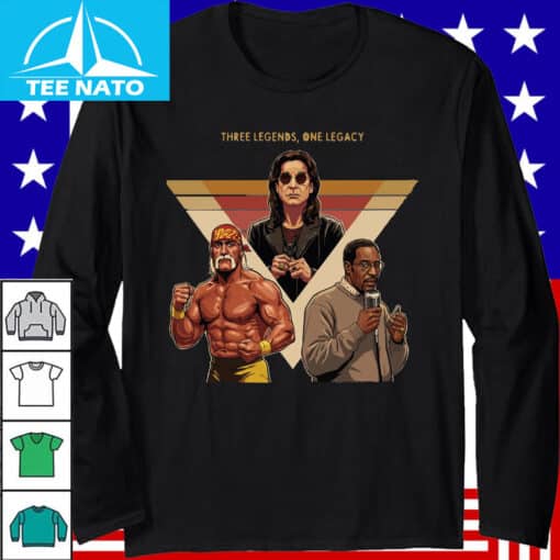 Hulk Hogan Ozzy Osbourne Malcolm Warner Tribute Shirt - Image 5