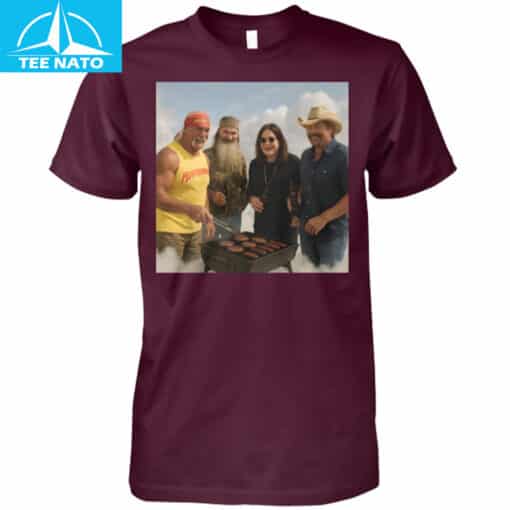 Hulk Hogan Ozzy Osbourne Phil Robertson Toby Keith Shirt - Image 4