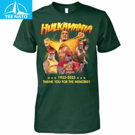 Hulkamania Hulk Hogan 1953-2025 Thank You For The Memories Shirt - Image 5