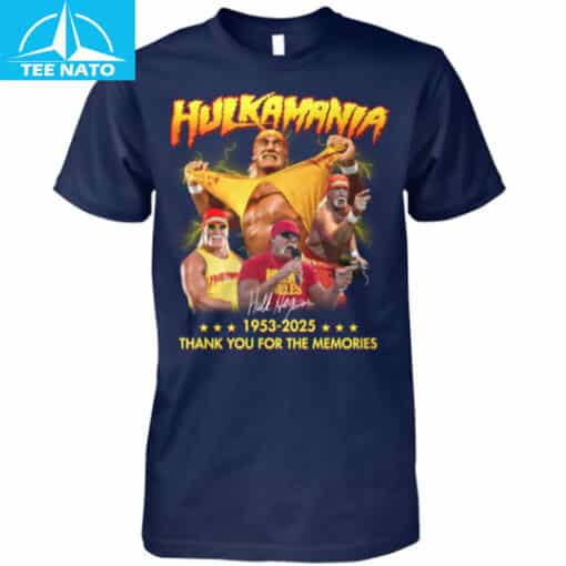 Hulkamania Hulk Hogan 1953-2025 Thank You For The Memories Shirt - Image 4