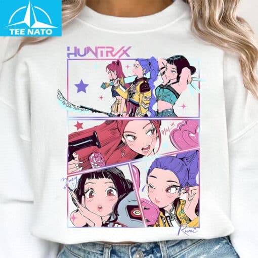 Huntrix Girl Kpop Idol Group Shirt - Image 3