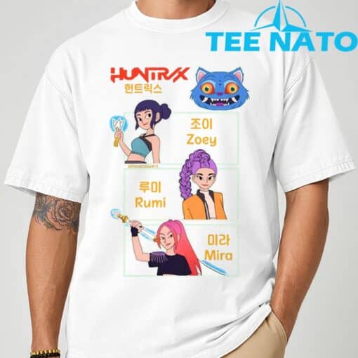 Huntrix Kpop Demon Hunters Print T-Shirt