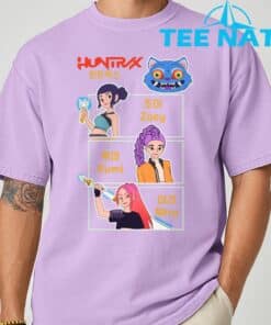 Huntrix Kpop Demon Hunters Print T Shirt 6