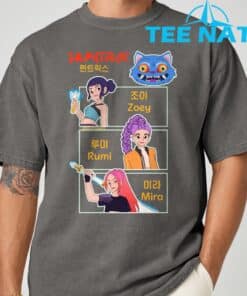 Huntrix Kpop Demon Hunters Print T Shirt 7
