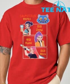 Huntrix Kpop Demon Hunters Print T Shirt 8