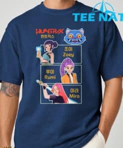 Huntrix Kpop Demon Hunters Print T Shirt 9