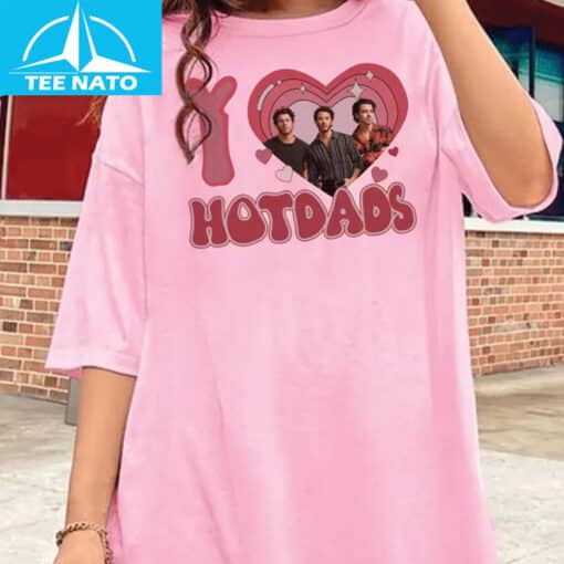 I Love Hot Dads Jonas Concert Shirt