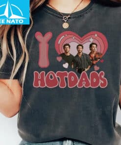 I Love Hot Dads Jonas Concert Shirt2