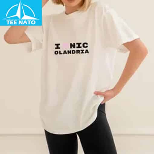 I Love Nic Olandria Shirt - Image 2