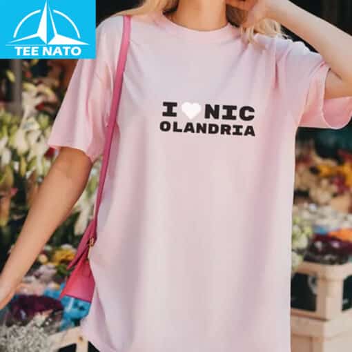 I Love Nic Olandria Shirt - Image 3