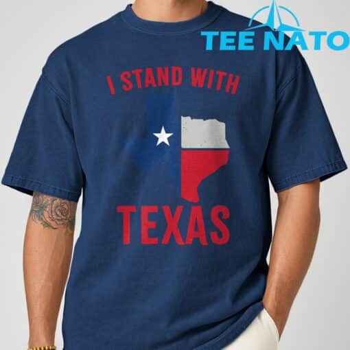 I Stand With Texas 2025 Support Texas Floods T-Shirt - Image 4