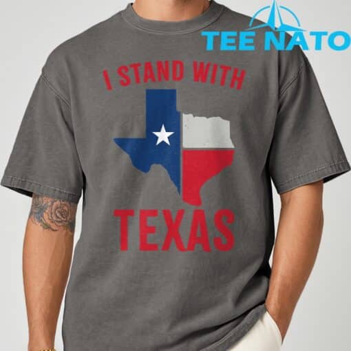 I Stand With Texas 2025 Support Texas Floods T-Shirt - Image 5