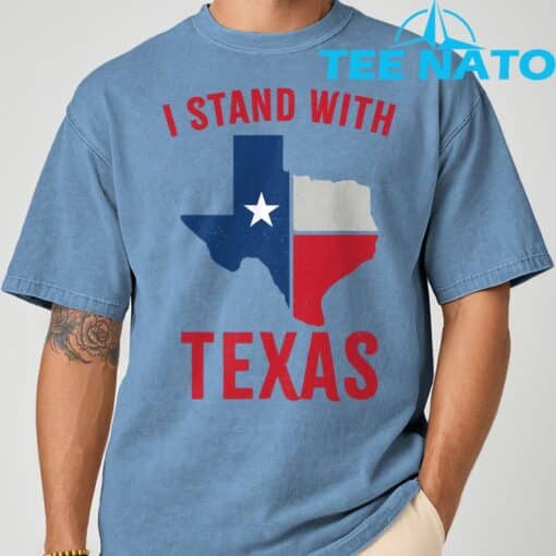 I Stand With Texas 2025 Support Texas Floods T-Shirt - Image 7