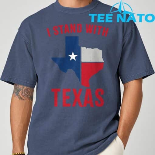 I Stand With Texas 2025 Support Texas Floods T-Shirt - Image 8