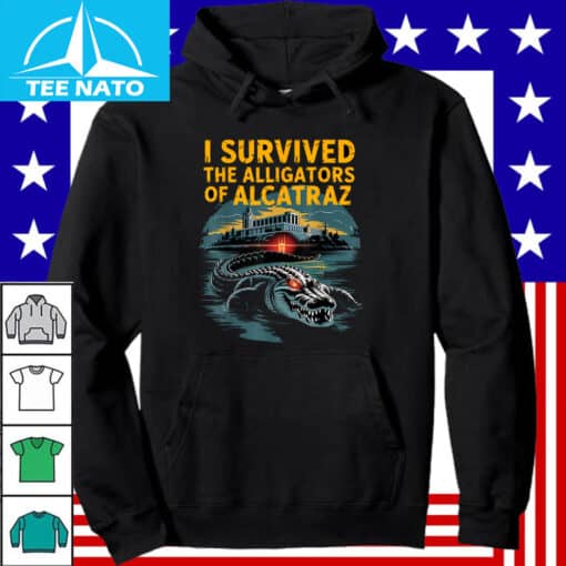 I Survived The Alligators of Alcatraz Shirt - Image 4