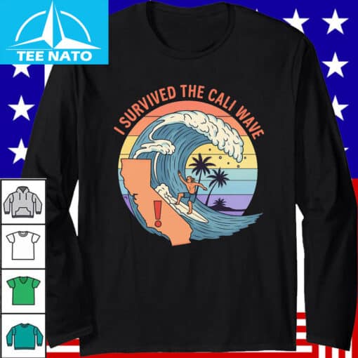 I Survived the California Wave Shirt - Image 5