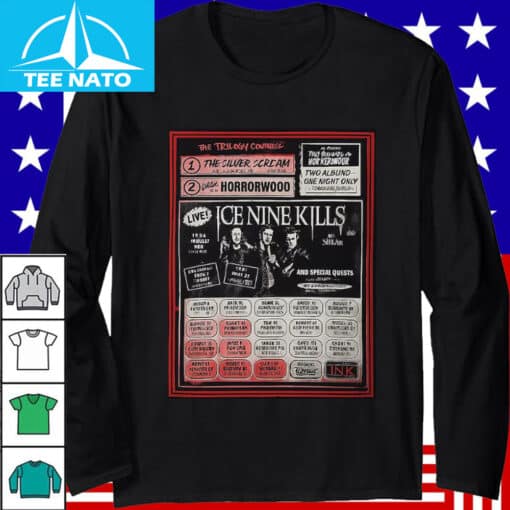 Ice Nine Kills Tour Poster 2025 Shirt - Image 4