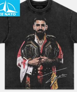 Ilia Topuria Double UFC Champion Belts Shirt1