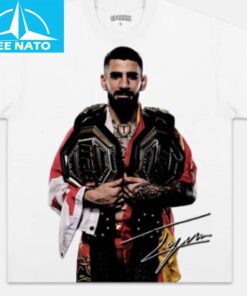 Ilia Topuria Double UFC Champion Belts Shirt2