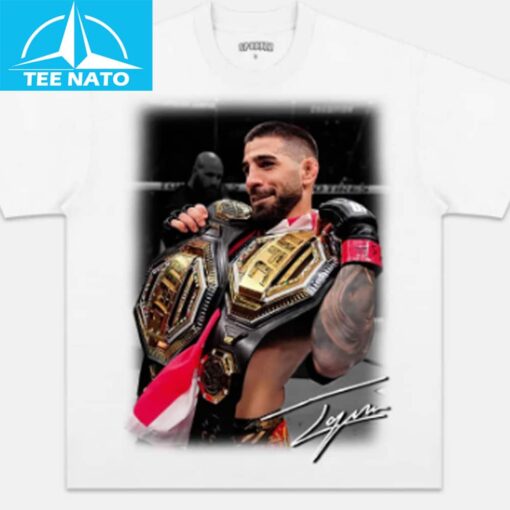 Ilia Topuria UFC Champion Belt Shirt - Image 3
